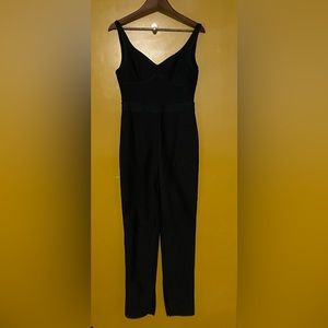 Band of Stars Black Jumpsuit With Waist Detail